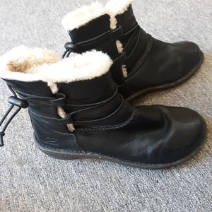 UGG leather booties